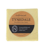 Tynedale Extra Mature Cows Cheese 150g, a square block with its orange Northumberland Cheese Company label